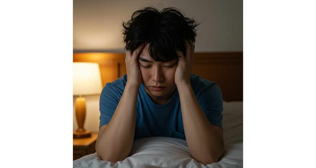 수원 불면증으로 밤에 잠들기 어려워하는 남성